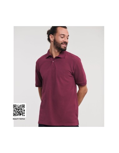 RUS-0R599M0-Hardwearing Polycotton Polo